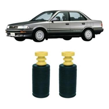 Imagem de Par Batente Coifa Amortecedor Traseiro Corolla 1999 2000 01 - Qualykit