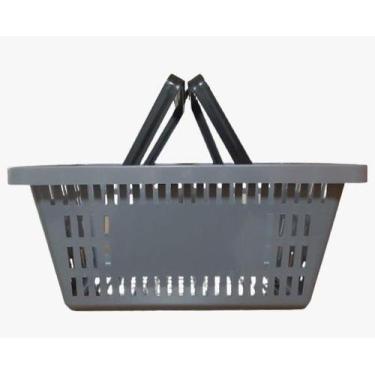 Imagem de KIT 3un. Cestas de Mercado Cestinhas de Compras Reforçada Supermercado