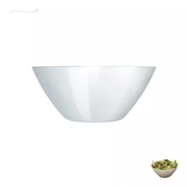 Imagem de Saladeira Tigela Redonda Saladas Cereais Bowl Frutas Vidro Opaline Bra