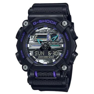 Imagem de Relógio casio g-shock masculino preto ga-900as-1adr