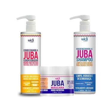 Imagem de Kit Juba Shampoo, Condicionador e Máscara 500ml - Widi Care