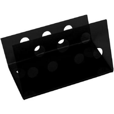 Imagem de Suporte Acrílico Preto 3mm Para Tesouras Modelo Horizontal - Santa Cla