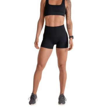 Imagem de Shorts Lupo Sport Canelado Seamless Lupo Sports - Ref. 71382, Preto, M