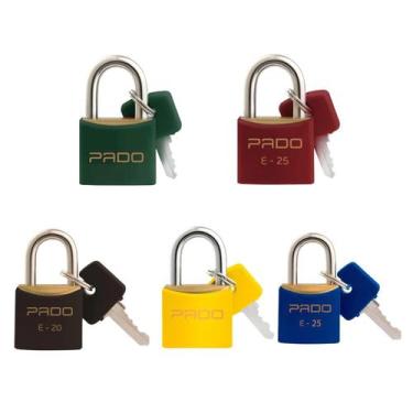 Imagem de Cadeado de Latão 25mm Cores Sortidas - Pado