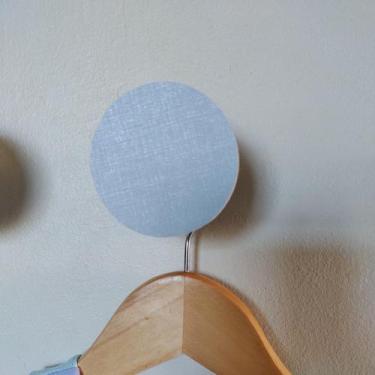 Imagem de 4 Ganchos de parede pendurador Colorido MDF Bola - Souvenir Decor, Azu