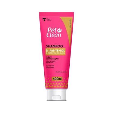Imagem de Shampoo Pet Clean D-Pantenol e Extrato de Aveia para Cães e Gatos 400m