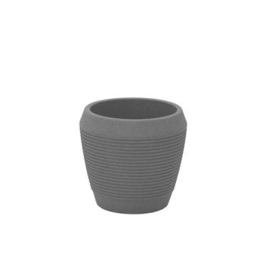 Imagem de Vaso egipcio em polietileno cimento 29 cm tramontina