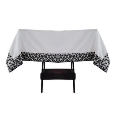 Imagem de Toalha Mesa Gabardine Borda Jacquard 1,45x1,45 4 Lugares - Magic Enxov
