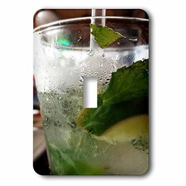 Imagem de 3dRose (lsp_256242_1) Imagem de botão único de closeup extremo de um coquetel Mojito