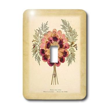 Imagem de 3dRose lsp_171708_1 Imagem de Vintage Floral da Jordan Light Switch Cover