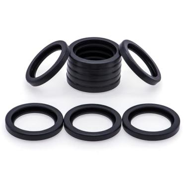 Imagem de MEAJOO 10 peças de vedação de bico de lata de gás, vedações de arruela de combustível, vedações de bico de lata de combustível, juntas de bico de lata de gás, anel de borracha, adequado para a maioria