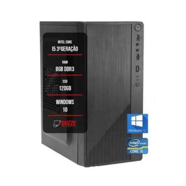 Imagem de Pc Gamer Facil Cpu Intel I5 Placa Mãe H61 8Gb Ram Ssd 120Gb - Ouzze