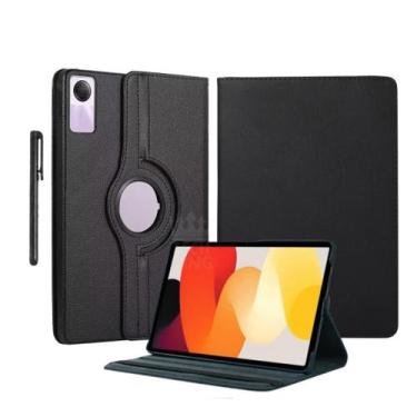 Imagem de Capa Giratória Autosleep Para Xiaomi Redmi Pad Se + Caneta - Tech King