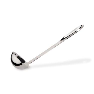 Imagem de All-Clad Ferramenta de cozinha grande concha de sopa de aço inoxidável T109, 36 cm, prata -