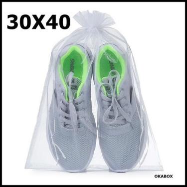 Imagem de Saquinho de organza 30x40 (10 peças) ideal para saída de maternidade ,