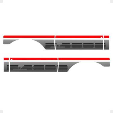 Imagem de Faixa Lateral Compatível C/ F-4000 1993 SS Cabine Simples - SPORTINOX,