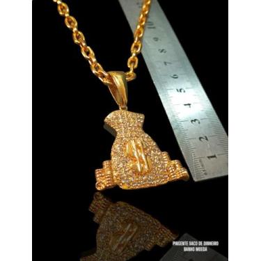 Imagem de Pingente bolsas de dinheiro banho moeda - Baronesaimports18k 