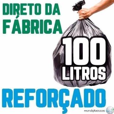 Imagem de  - Saco De Lixo 100 Litros 300un Preto Reforçado - HIGIPACK
