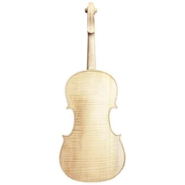 Imagem de Violino Artesanal Strad Branco Inacabado 4/4