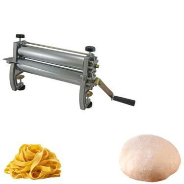 Imagem de Cilíndro Massa Padaria 28cm Aço Cromado Malta