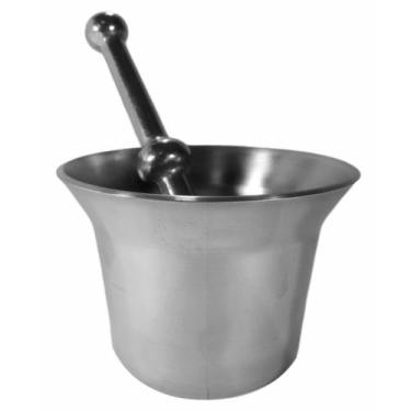 Imagem de Pilão Almofariz Socado De Alho Alumínio Fundido Hotel 1,0 L - TERRA LA