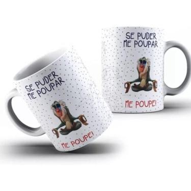 Imagem de Caneca Rafiki Rei Leão Se Puder Me Poupar Me Poupe - Ng Decor Canecas
