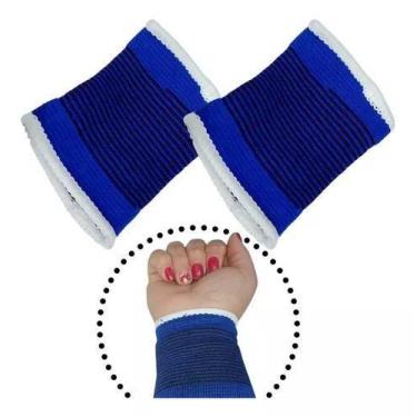 Imagem de Munhequeira Protetor Para Punho Compressão Elástica 1 Par - REIS VARIE