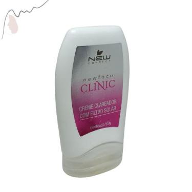 Imagem de Creme Clareador Facial com Filtro Solar 55gr para Manchas no Rosto e C