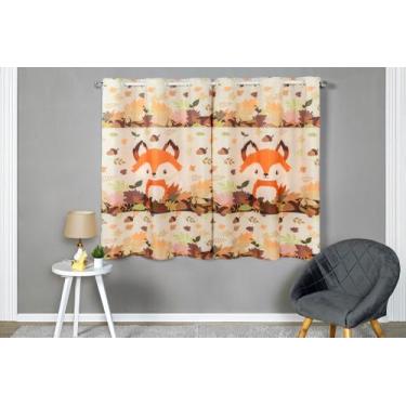 Imagem de Cortina Estampas Quarto Meninos Infantil  2m x 1,5m - Harumi Enxovais,