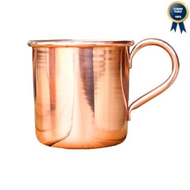 Imagem de Caneca em Cobre Puro Moscow Mule Drink - 350ml - Full Economize