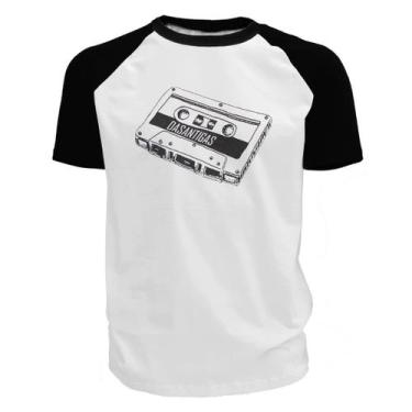 Imagem de Camiseta - Fita K7 - DASANTIGAS, Branco, Preto, XG