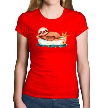 Imagem de Baby Look Algodão Ursinho Panda Relaxando Na Piscina - Foca na Moda, V