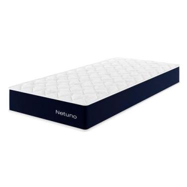 Imagem de Colchão Mola Ensacada Solteiro 22x88x188cm Netuno Azul - Casa Giulia -