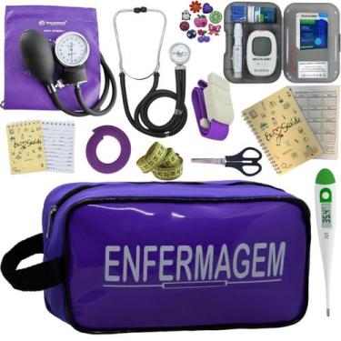 Imagem de Kit Enfermagem Completo Top + Medidor Glicose  - PREMIUM, P.A. Med, IN