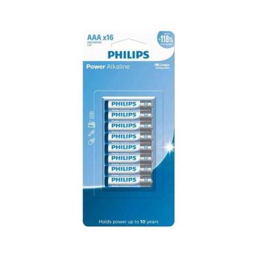 Imagem de Pilha Alcalina Philips Aaa Lr03p16bp/59