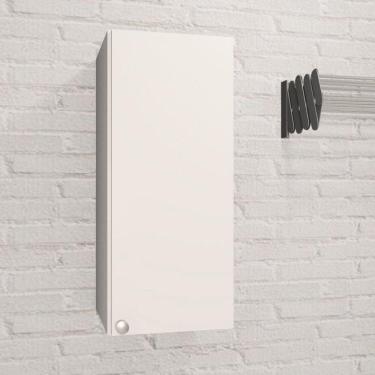 Imagem de Armário Aéreo Multiuso Âmbar 1 Porta Branco