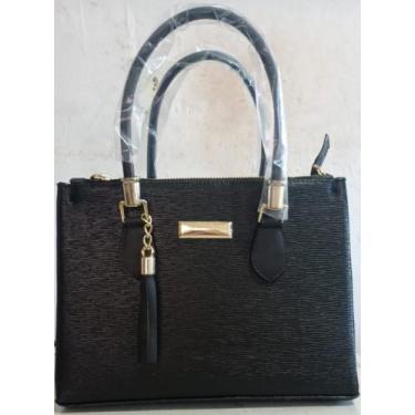 Imagem de Bolsas Lorena feminina com alça transversal - Bolsa lorena, Preto, 29