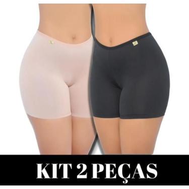 Imagem de Kit 2 shorts anagua segunda pele antiassadura - MDJ, GG