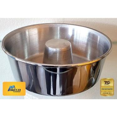 Imagem de Forma de Pudim 1,6 L, modelo 20 em Aluminio Polido. - Motta Alumínios