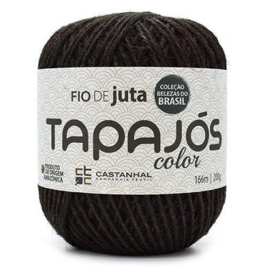 Imagem de Fio de Juta Colorido Tapajós 200g - 166 Metros - Castanhal, CHOCOLATE