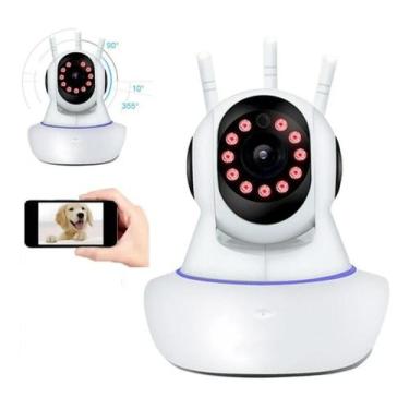 Imagem de Câmera Segurança Babá Eletrônica Pet C/visão Noturna E Som - Jortan