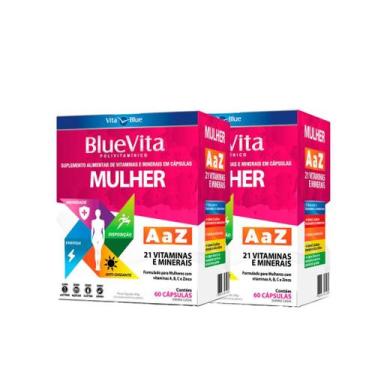 Imagem de Kit Blue Vita Mulher A a Z com 120 cápsulas - Vita Blue