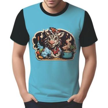Imagem de Camisa Camiseta Tshirt Chefe Zebra Cozinheira Cozinha 1 - Enjoy Shop, 