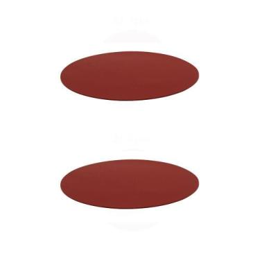 Imagem de Conjunto Almofada Silicone Fogão De Indução 2 Peças Vermelho - Vem Kit