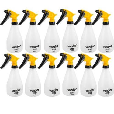 Imagem de Kit com 12 Borrifador Manual Pulverizador Vonder 500ml Regulável em Sp