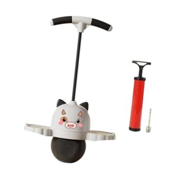 Imagem de Deevoka Bola de Pogo Tigre com Alça Exercício Pogo Stick Presentes para Meninos Meninas Bola Quicando Pogo Jump para Brinquedos Esportes Indoor, Preto