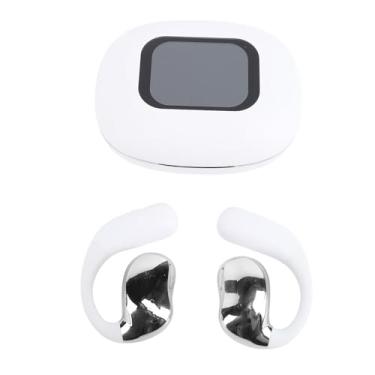 Imagem de Fones de Ouvido Abertos Com Clipe, Foco Ultrassônico Inteligente, Leve, Ajuste Acústico Profissional, Fones de Ouvido Abertos para Esportes (Branco)