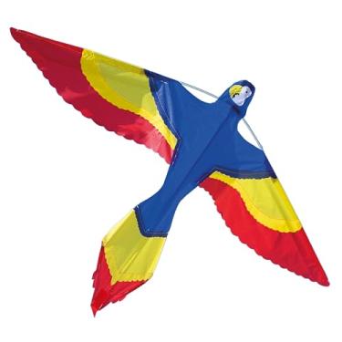 Imagem de Melissa & Doug Rainbow Parrot Single Line Shaped Kite (37-Inch Wingspan)