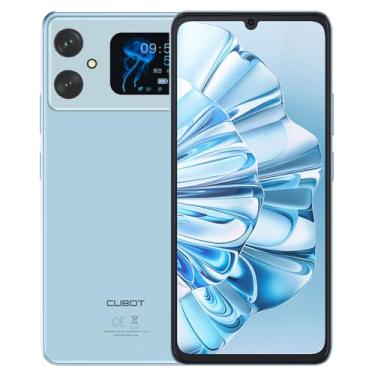 Imagem de Cubot A20, Smartphone Android 14, 4GB RAM, 128GB, Câmera 48MP, Tela Grande (Azul)