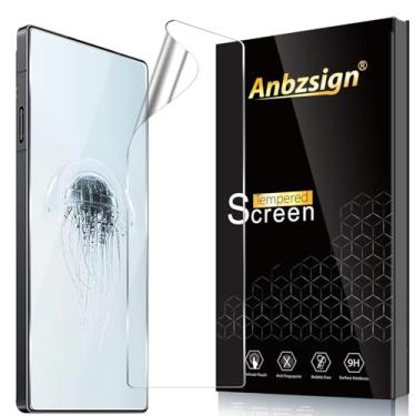 Imagem de Anbzsign [Pacote com 2] para ZTE Nubia Red Magic 10 Pro/10 Pro+ Plus/10S Pro/10S Pro+ Plus, protetor de tela de TPU macio (não é vidro), película de TPU flexível, antiarranhões, sem bolhas